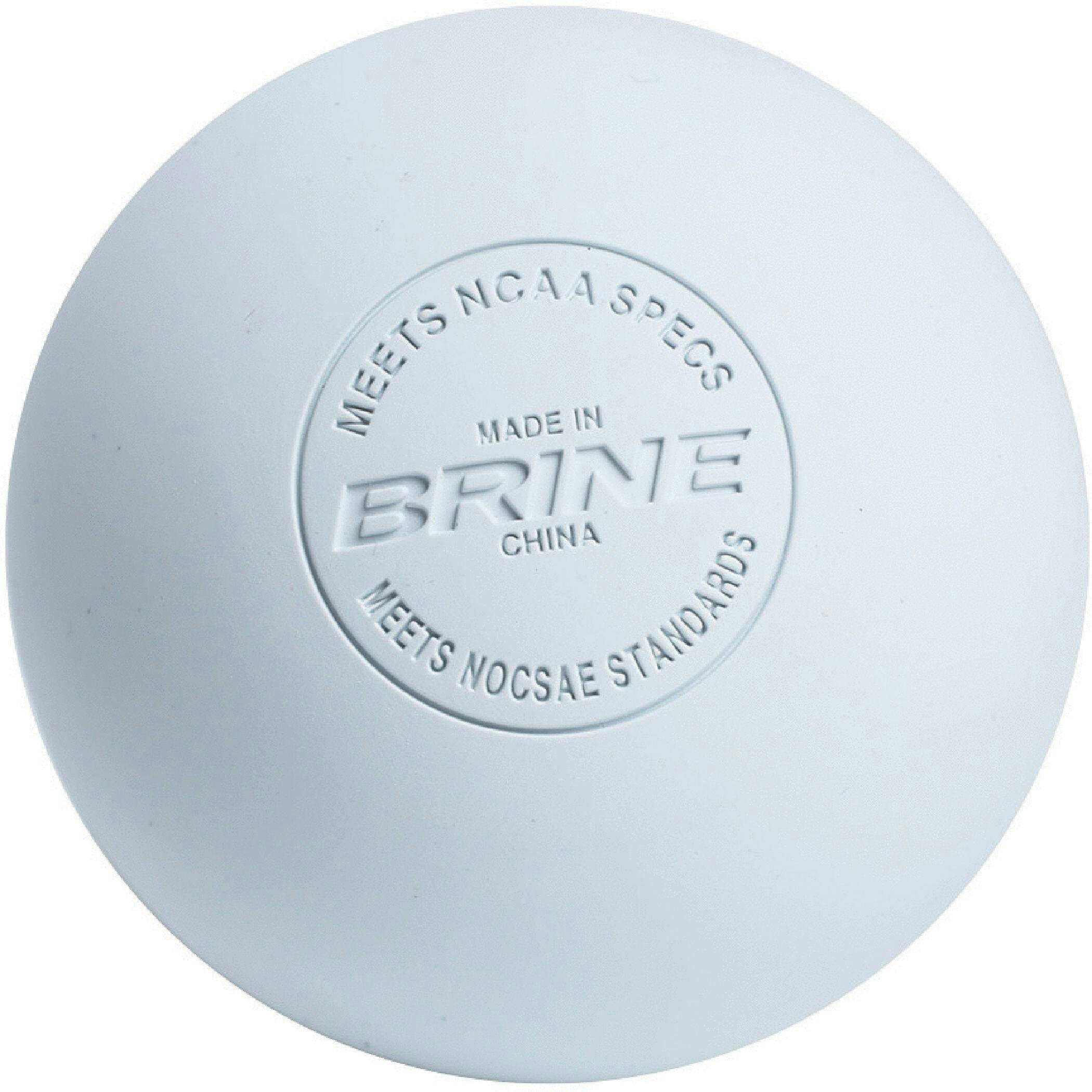 Matrix Rubber Lacrosse Ball, NOCSAE Approved, White