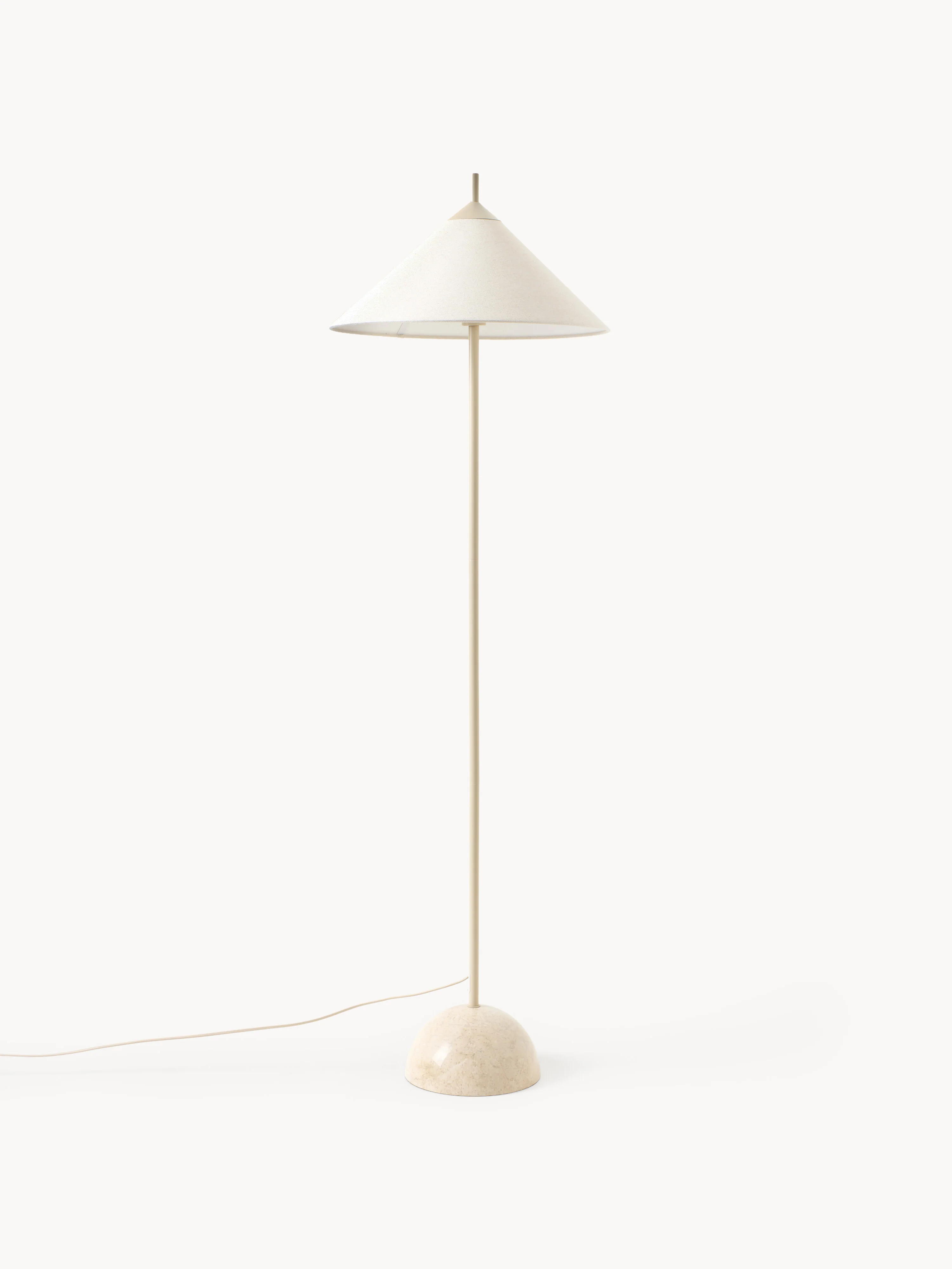Stehlampe Vica mit Marmorfuß