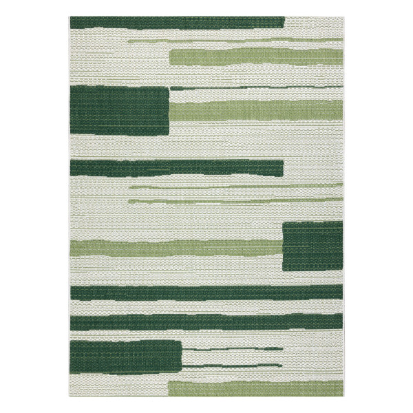 Dywan Sznurkowy SIZAL COLOR 19676362 Linie beż / zielony 120x170 cm