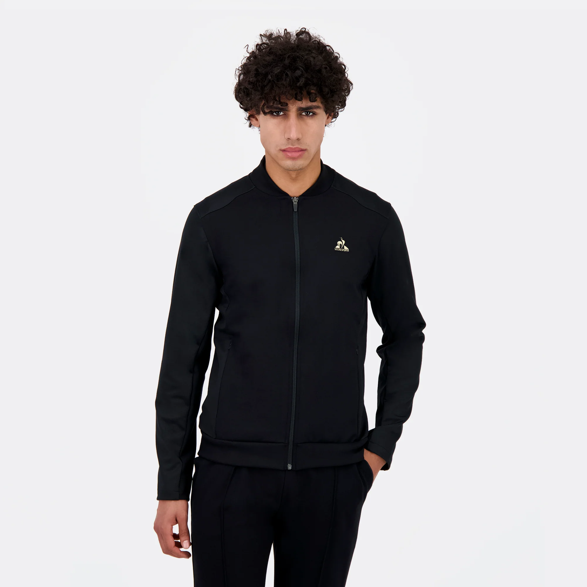 2510241-COQ D'OR FZ Sweat N°2 M black | Sweat zippé Homme