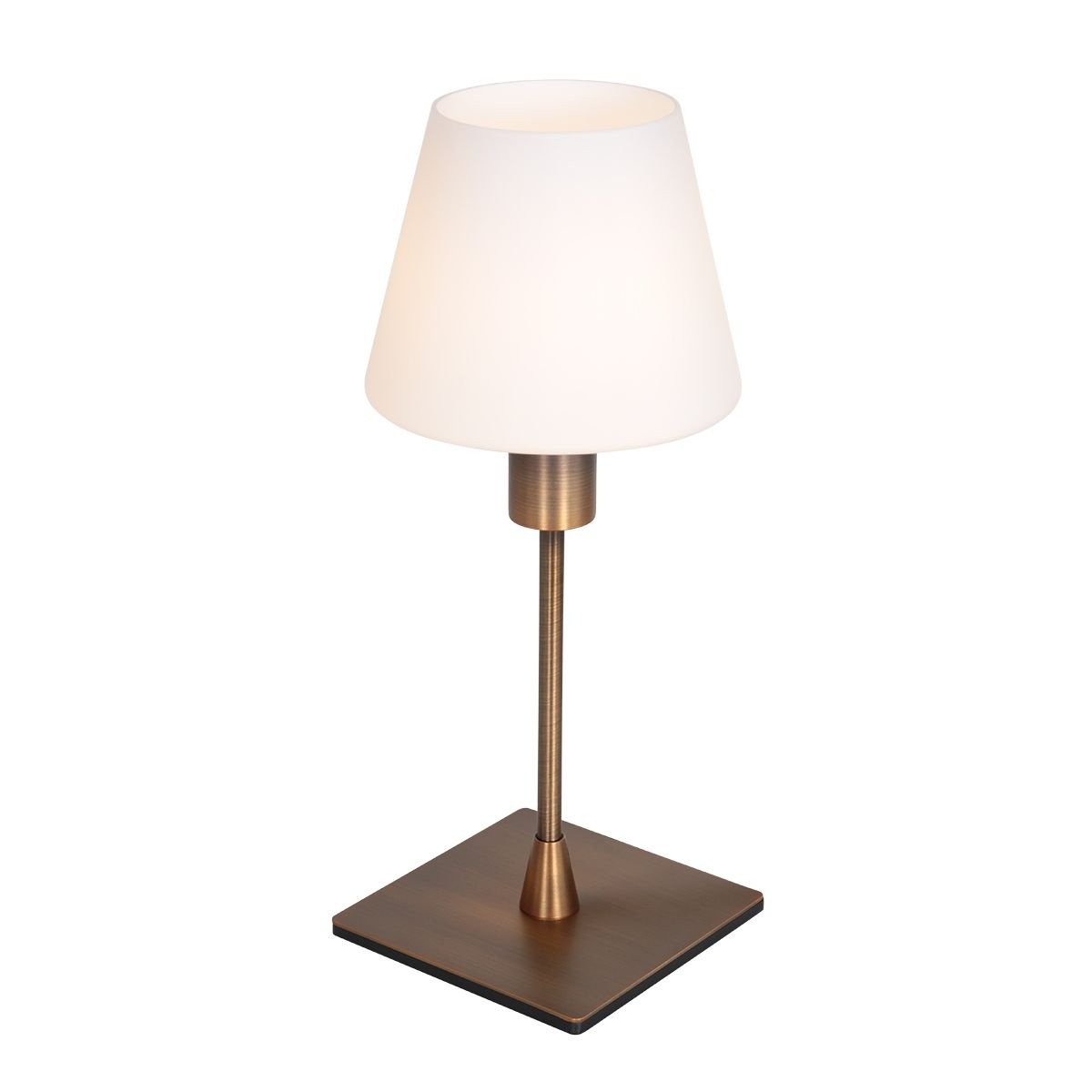 Steinhauer tafellamp Ancilla - 1 lichts - 13.5 x 33  cm - brons