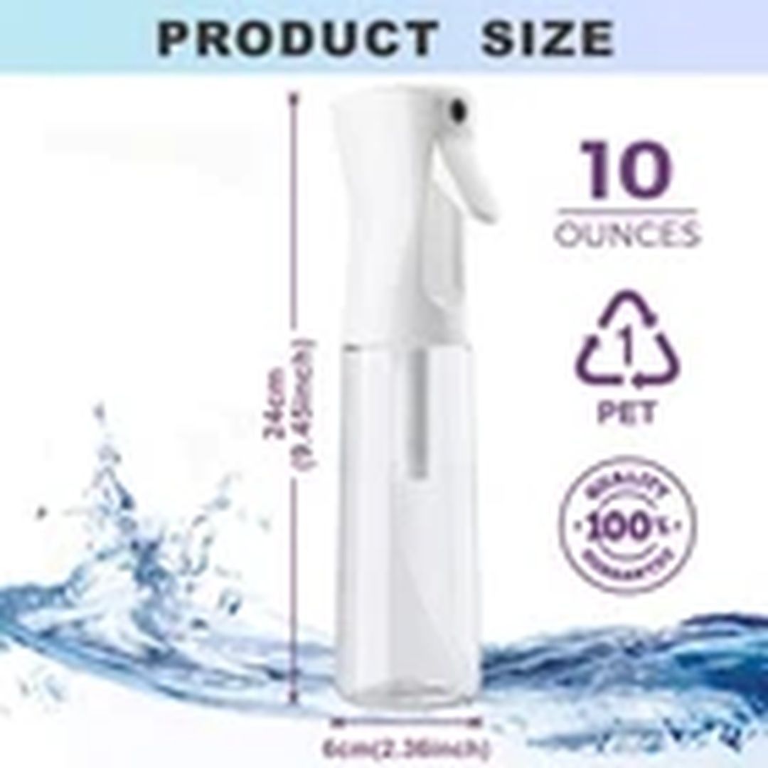 Havendro 1Pcs Clear 300ML Fine Mist Hair Spray Bottle Makeup Salon Hairdressing