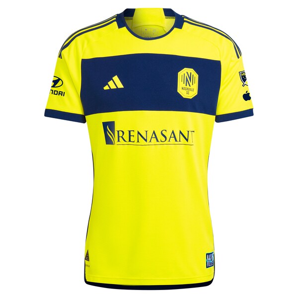 Sam Surridge Nashville SC adidas 2024 The 615 Kit Authentic Player Jersey - Yellow