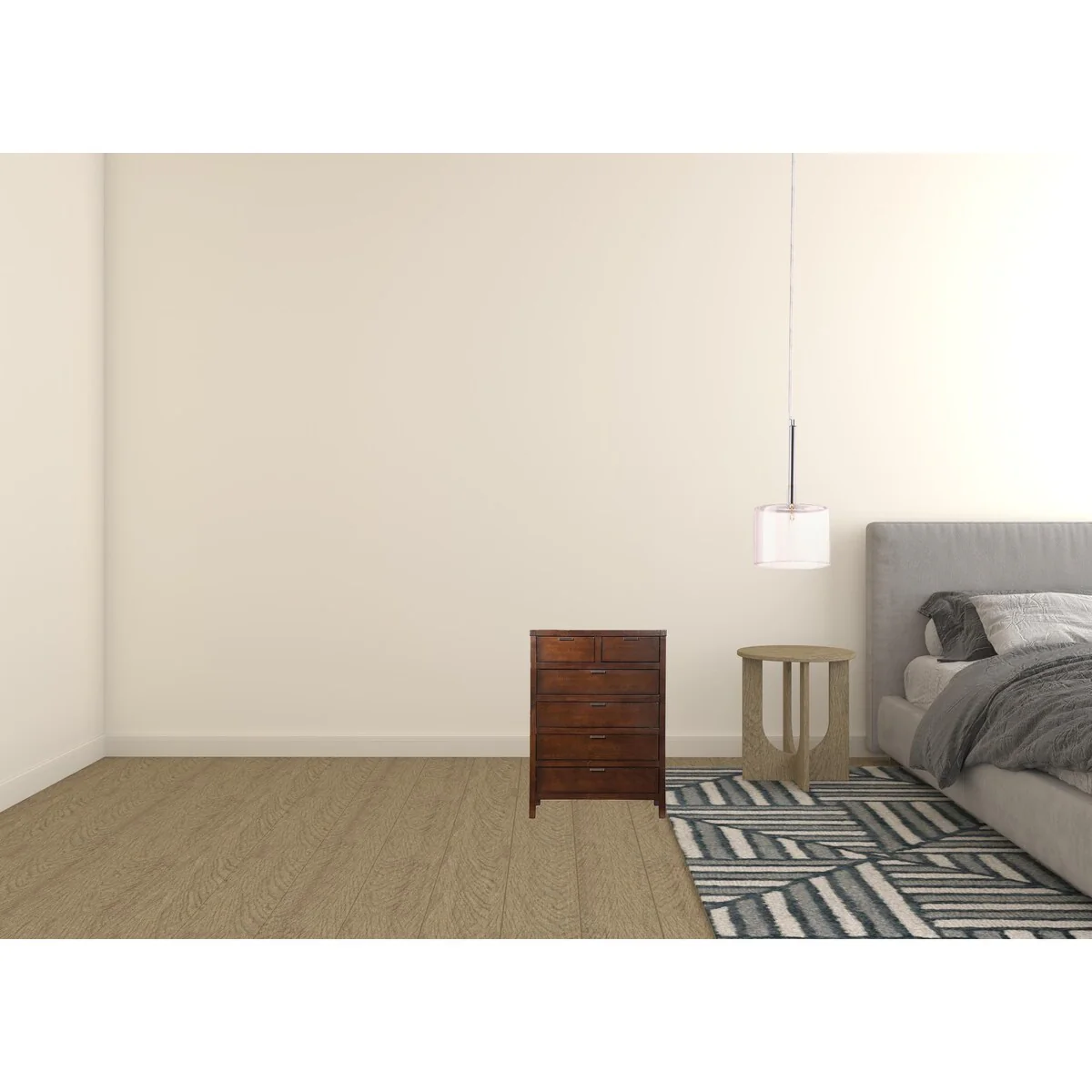 HomeRoots 36 Brown Solid Wood Six Drawer Standard Chest