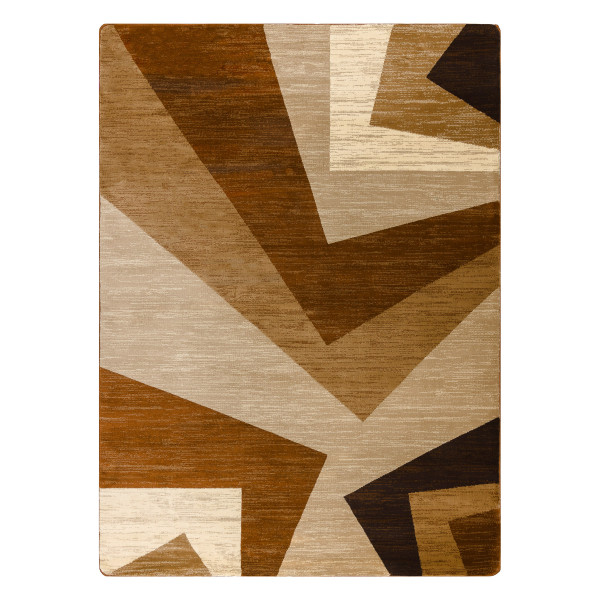 Dywan ROYAL G2095 Geometryczny - beż / brązowy 100x200 cm