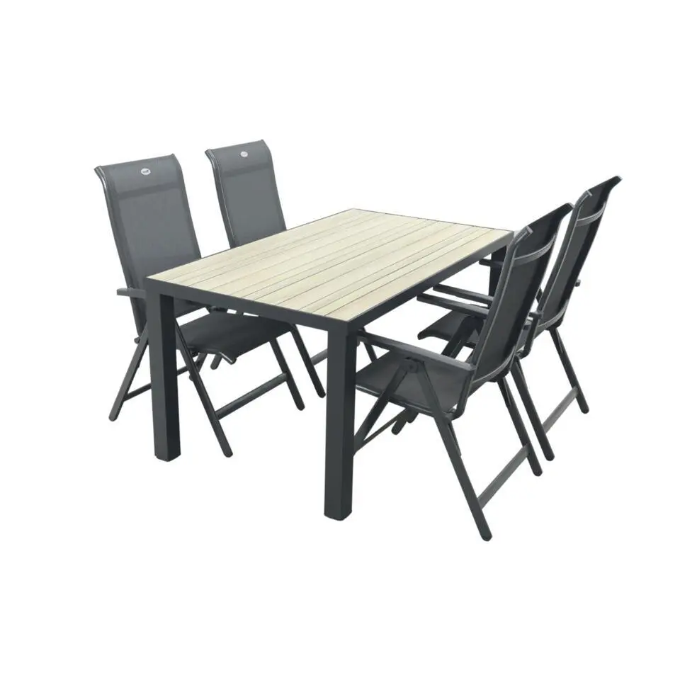 Hartman Milaan/Nola verstelbare tuinset 160x90 cm.