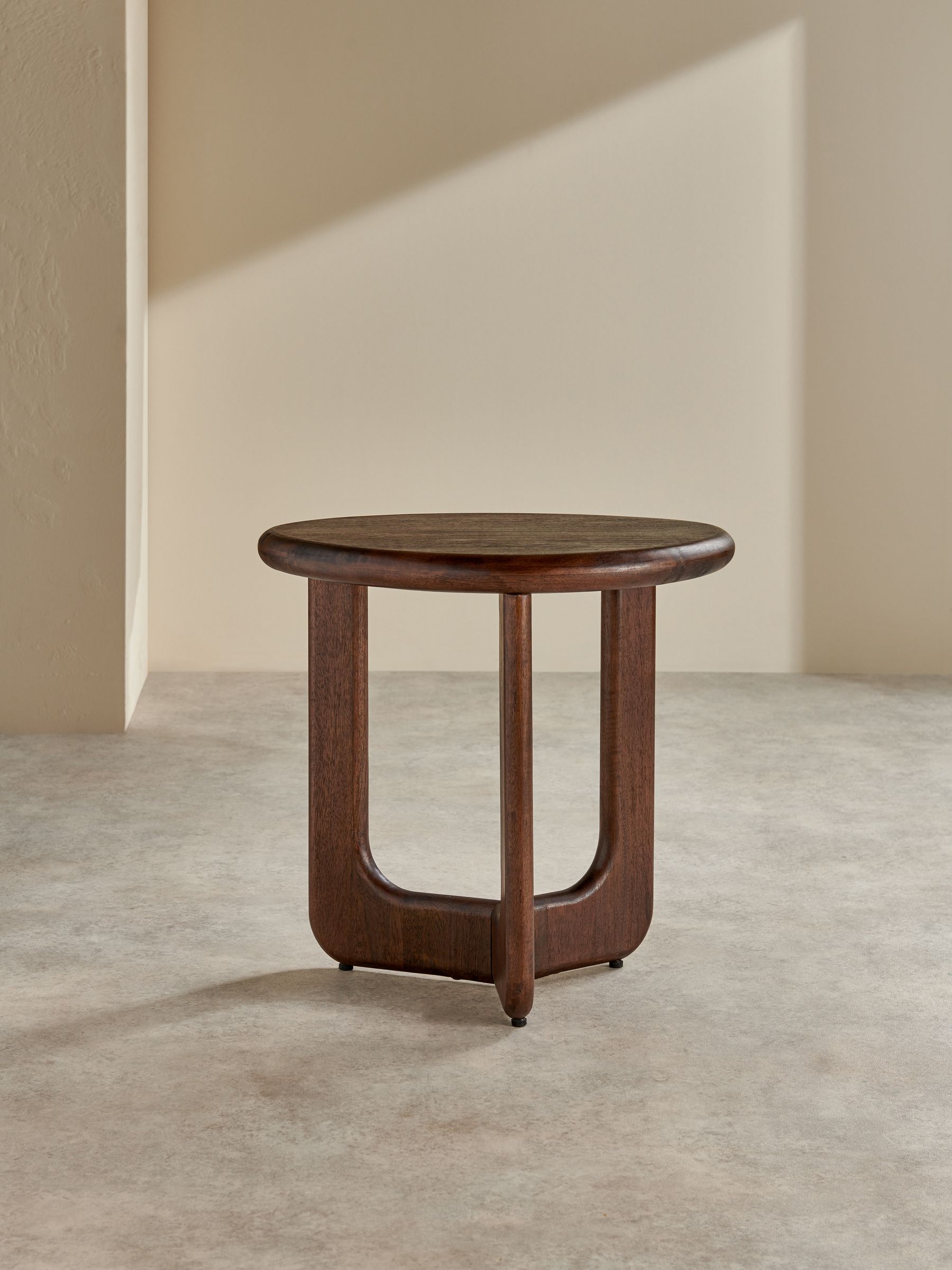 Arlo Side Table in Dark Mango Wood
