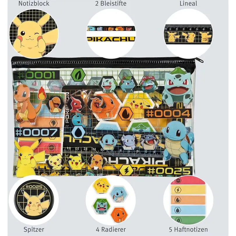 Bleistift 15-teilig Pokemon