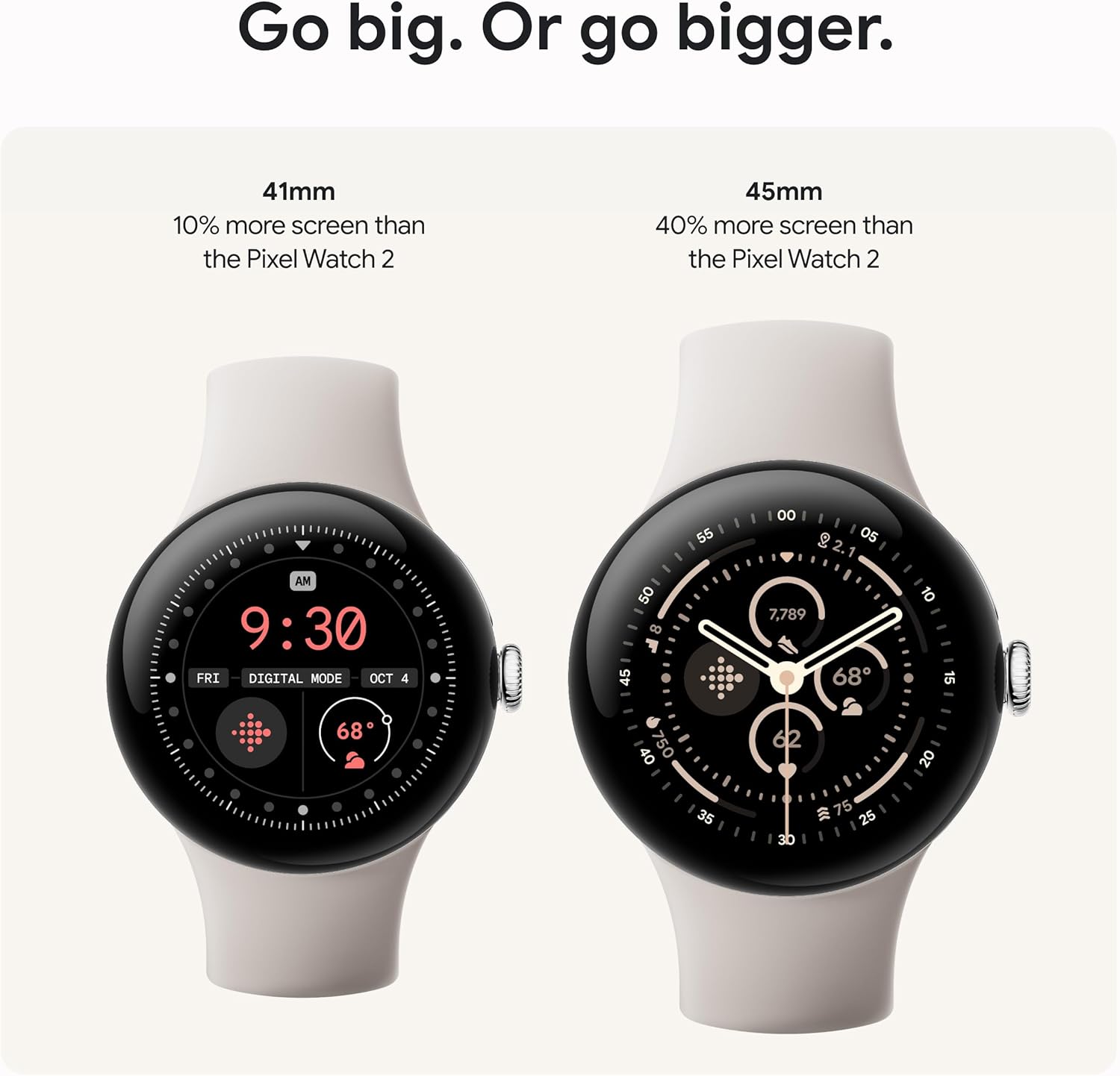 Google Pixel Watch 3 (45mm) 2024 Model - Android Smartwatch  Heart Rate Tracking  Fitbit Advanced Running  Fitness Insights  24-Hour Battery - Matte Black Aluminum Case - Obsidian Band - Wi-Fi