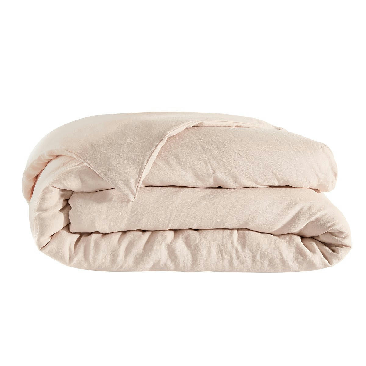 LIN LAVÉ LINA - Housse de couette lin nude 140x200 cm