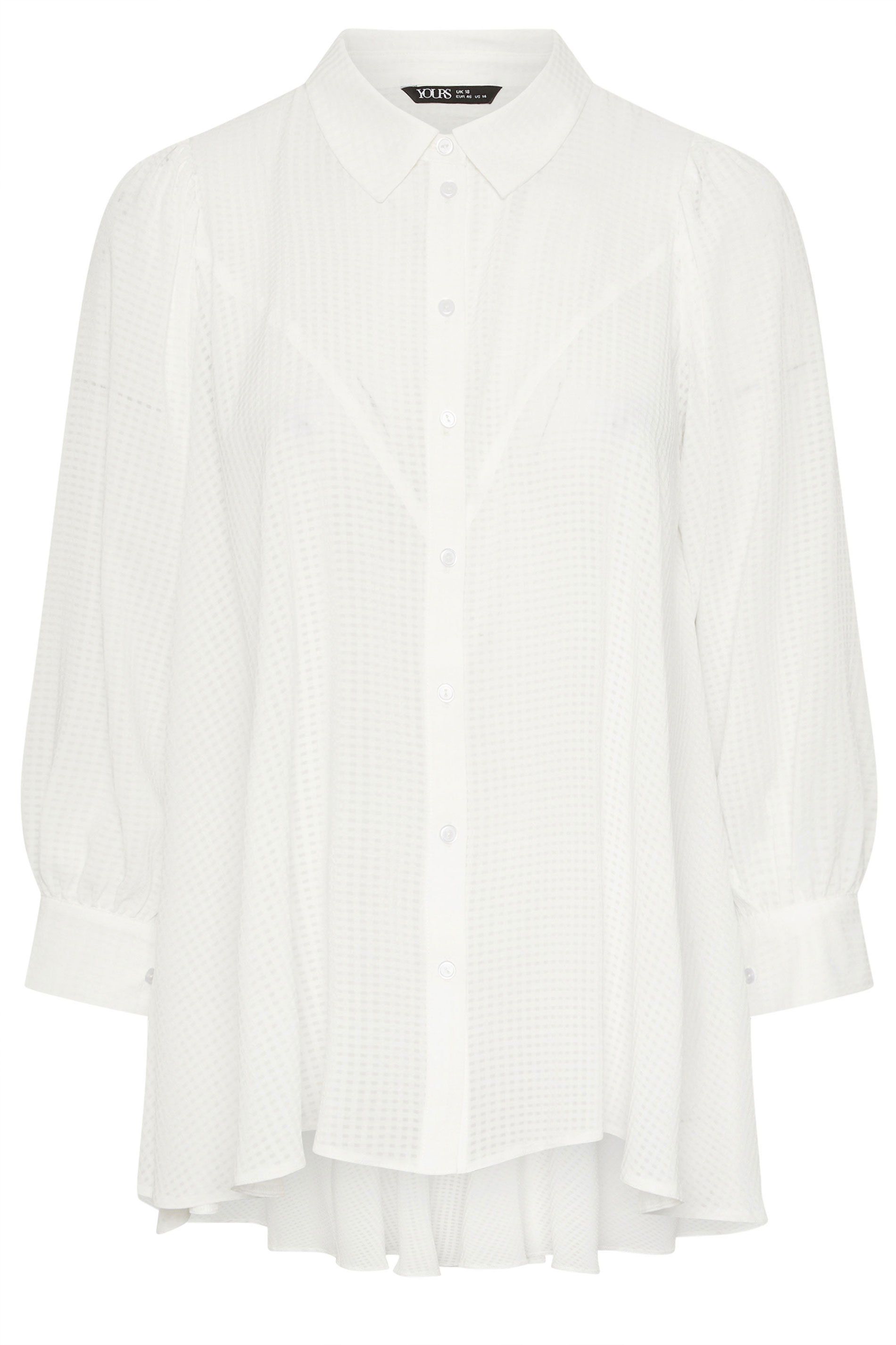 Yours Dipped Hem Shirt