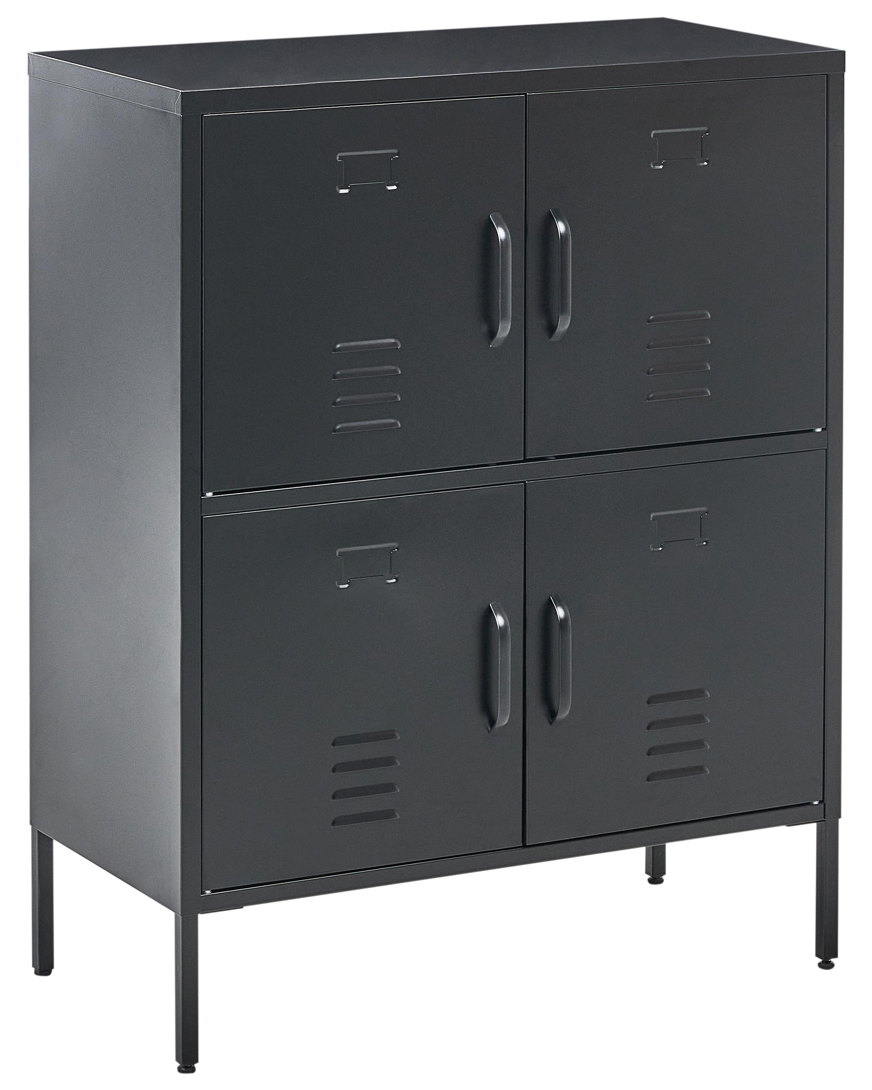 Storage Unit HOLBECK Metal Black