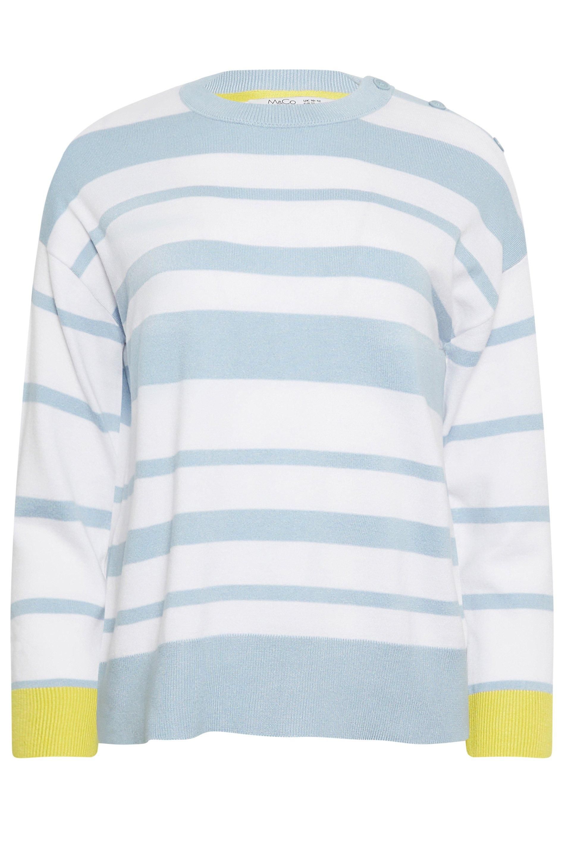 M&Co Petite Striped Jumper