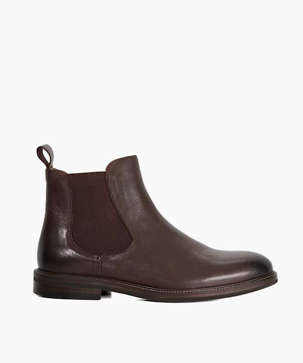 Maisen Brown - Leather Stitch Rand Chelsea Boots