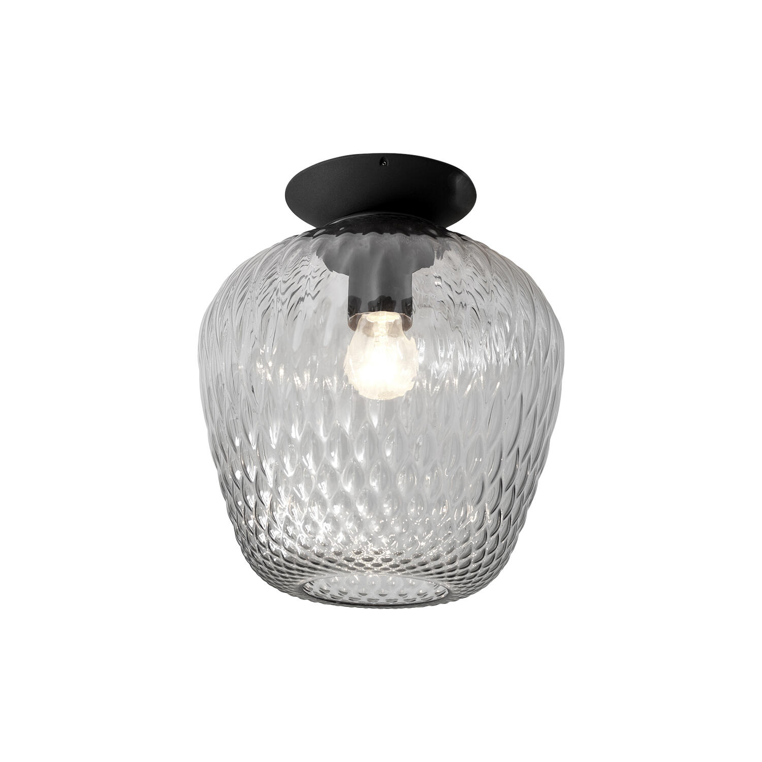 Blown SW5 loftlampe, silver