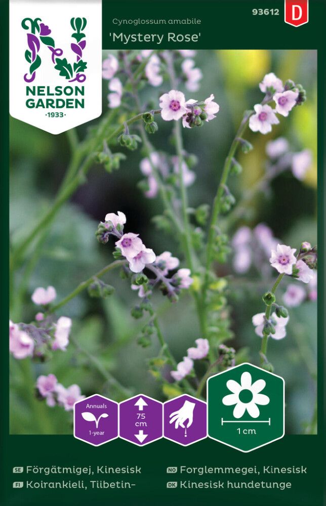 BLOMSTERFRØ NELSON GARDEN FORGLEMMEGEI KINESISK