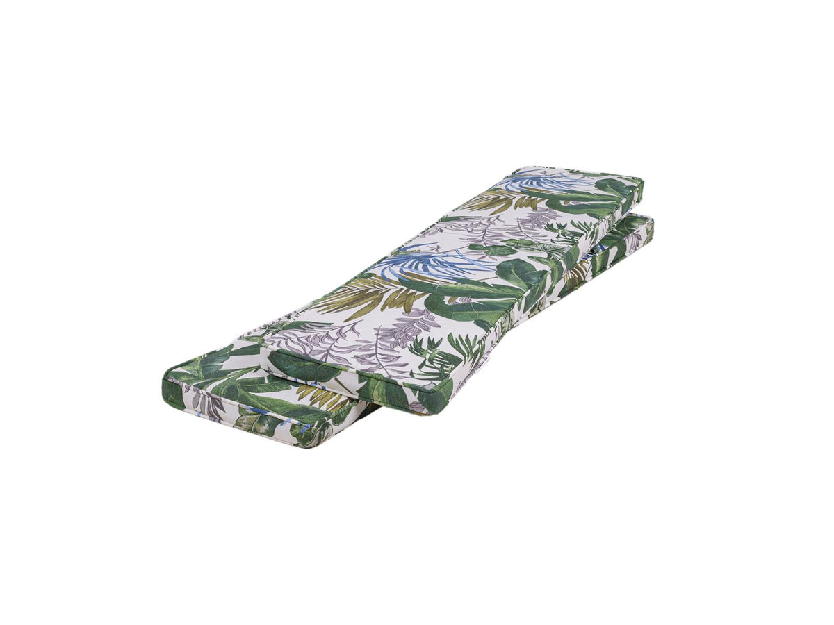 MaximaVida picknicktafel kussenpakket Bliss 120 x 27,5 x 5 cm - 2 stuks - waterafstotend