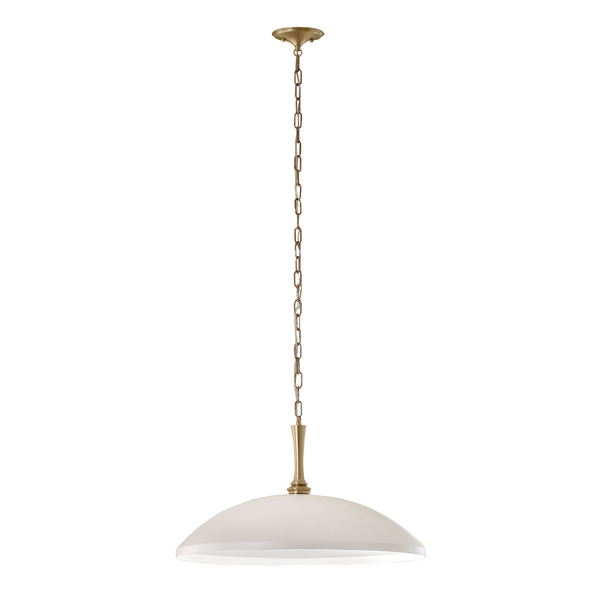 Lampa wisząca biała DELAROSA 1xE27x60W wym: 225,9x50,8x50,8 cm Kichler