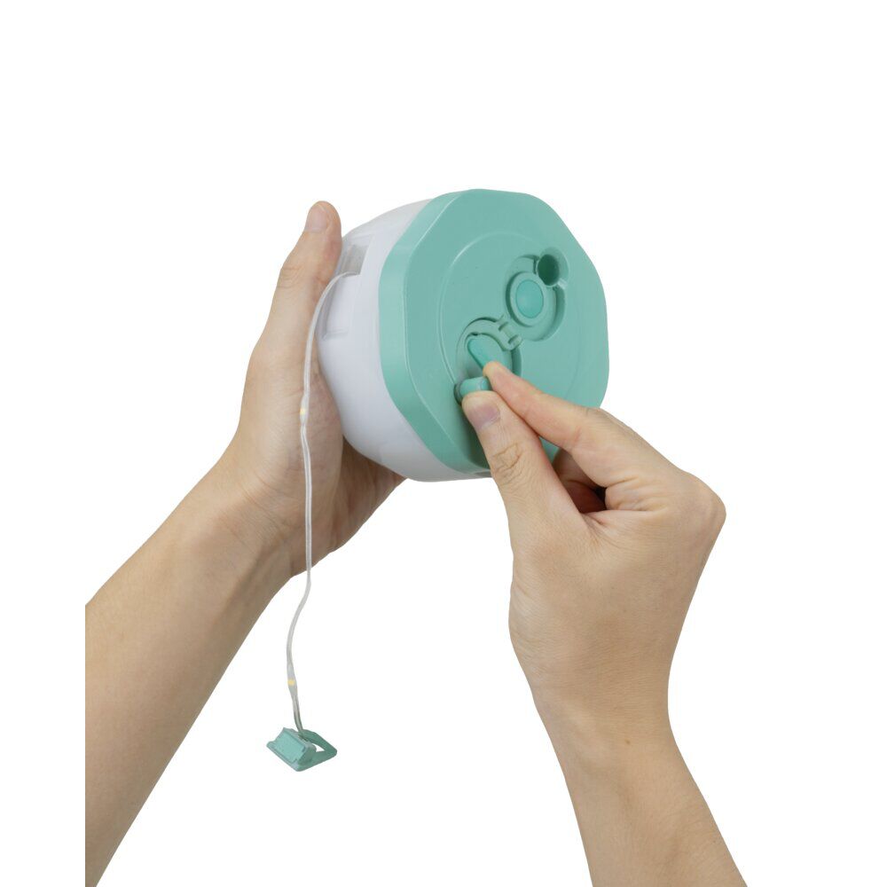 Lampe guirlande 2en1 camping étanche rechargeable USB 110LED blanc chaud 8m