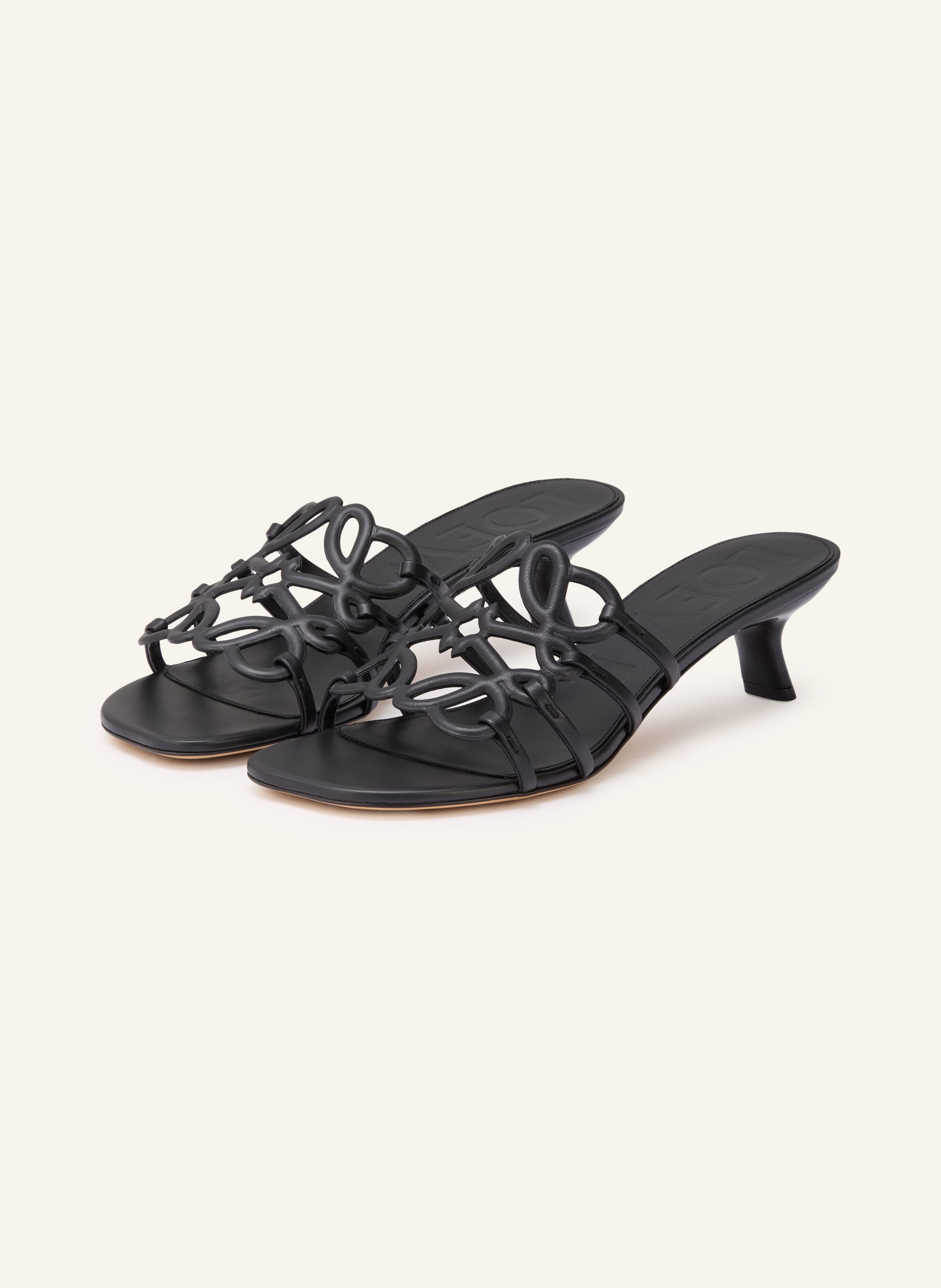 LOEWE Mules PETAL ANAGRAM