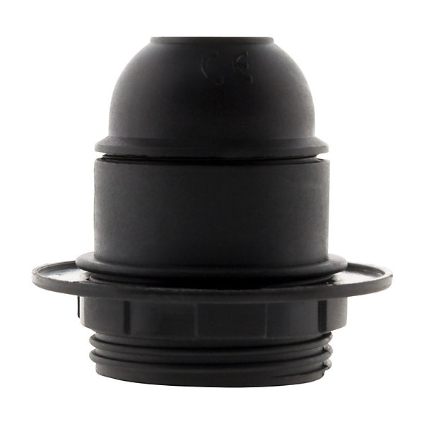 Douille E27   bague - Noir - Zenitech