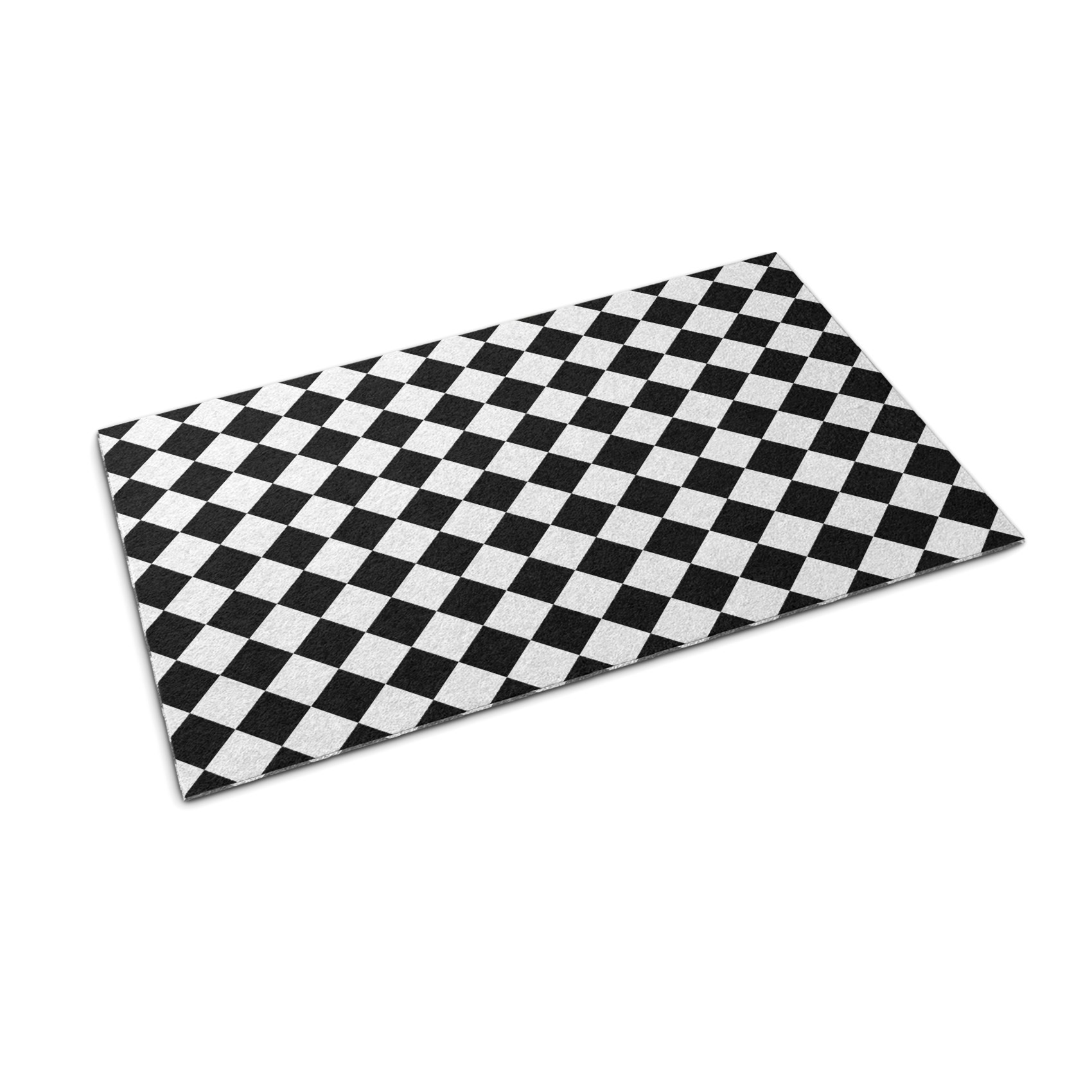 Wycieraczka wewnętrzna 60x40 Wzór Kwadraty geometria szara Tulup