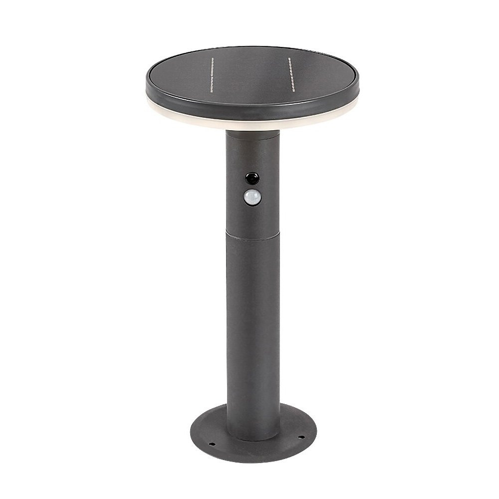 Lampa ogrodowa stojąca Solarna z czujnikiem ruchu LED 10W antracyt Rabalux