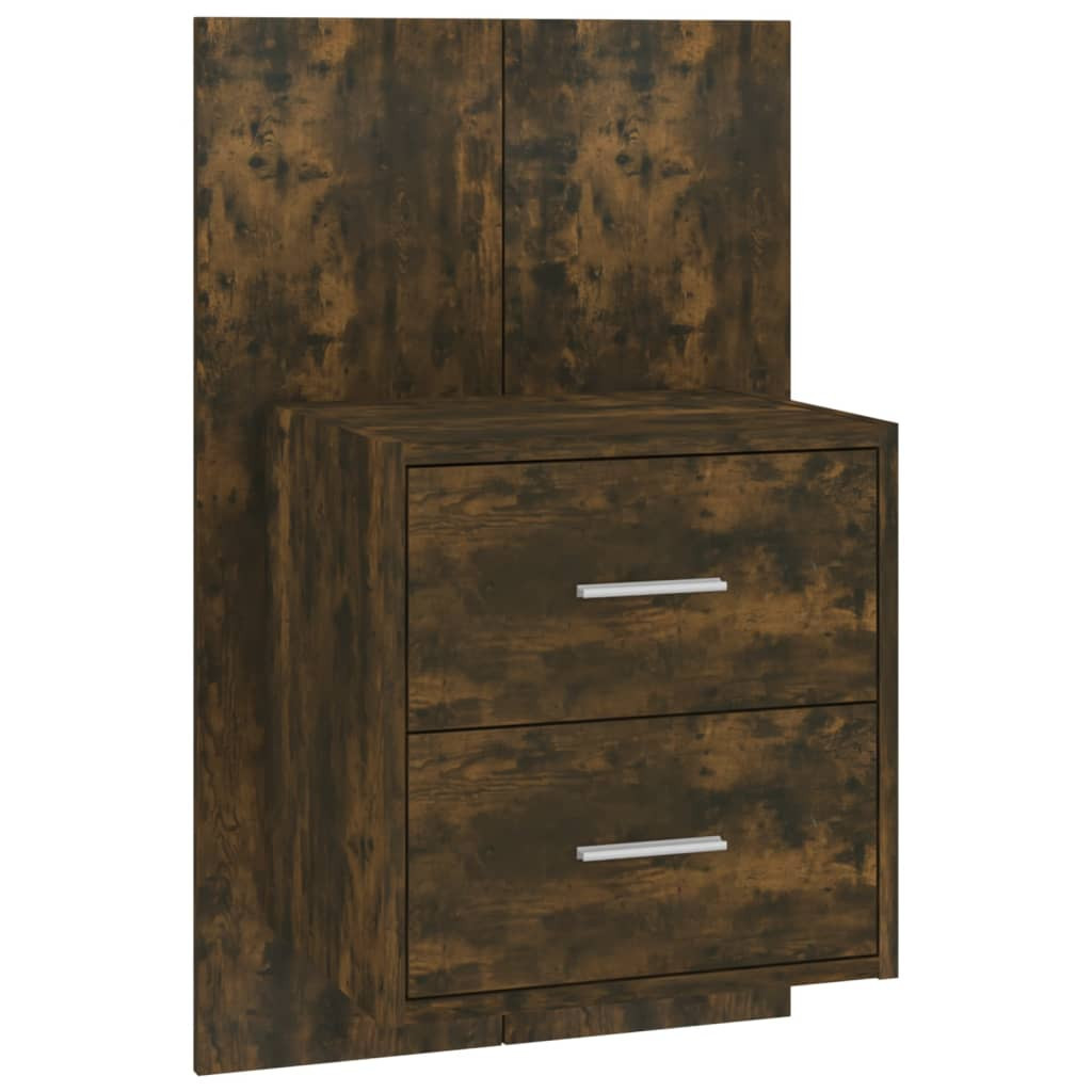 Szafka Nocna Stolik Komoda Brązowa Wisząca Do Sypialni 48,5x32,5x80 cm