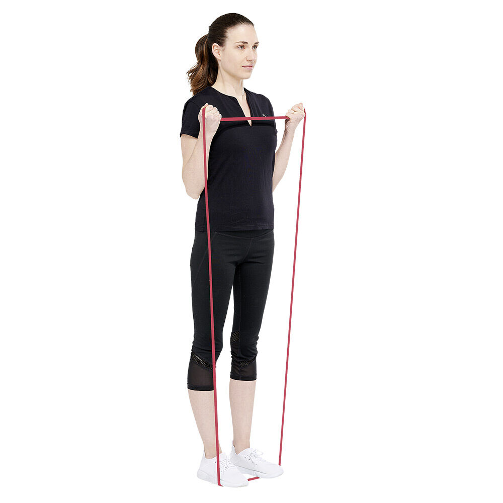 élastique fitness force 7 à 16 rouge