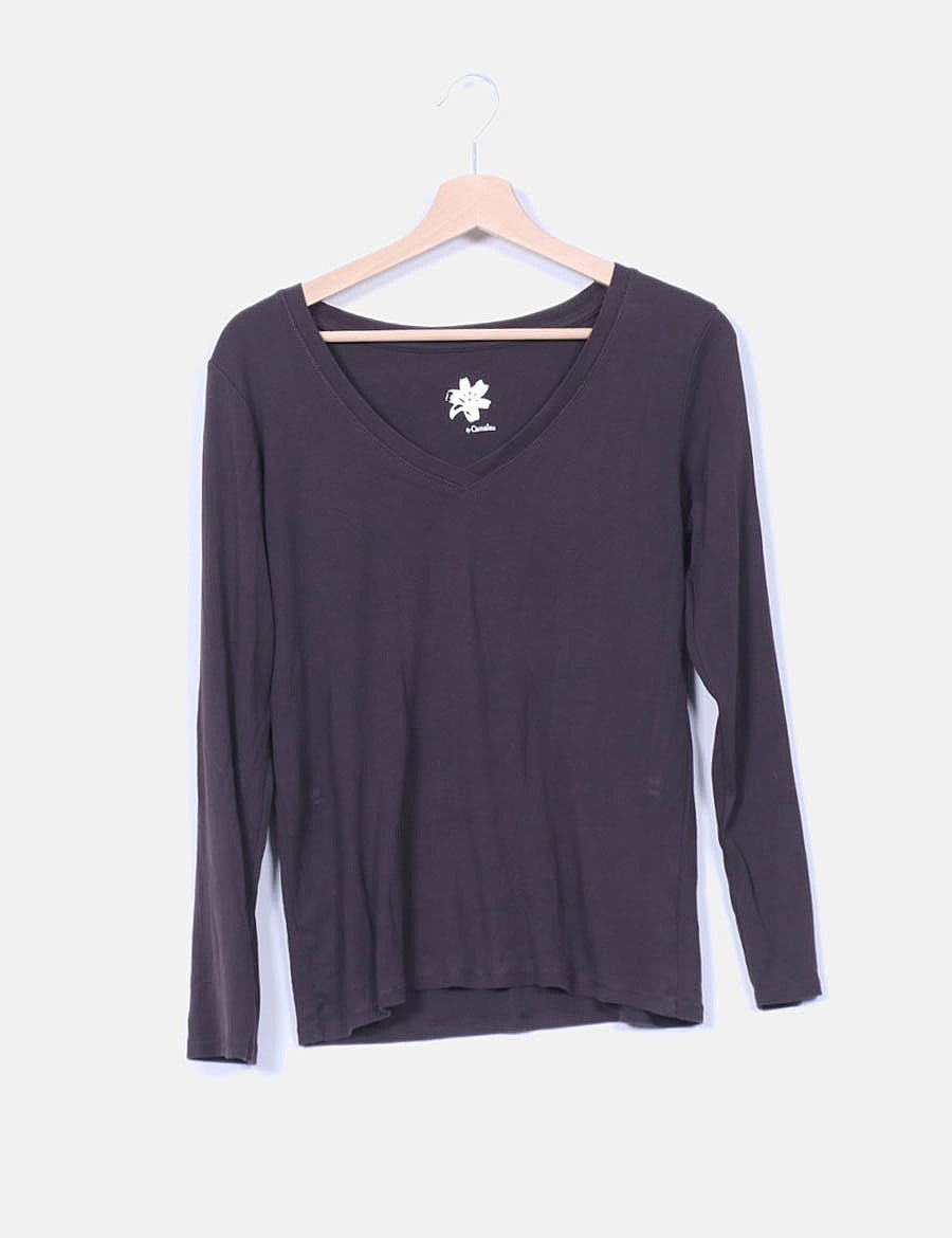 Camaïeu Brown halter shirt
