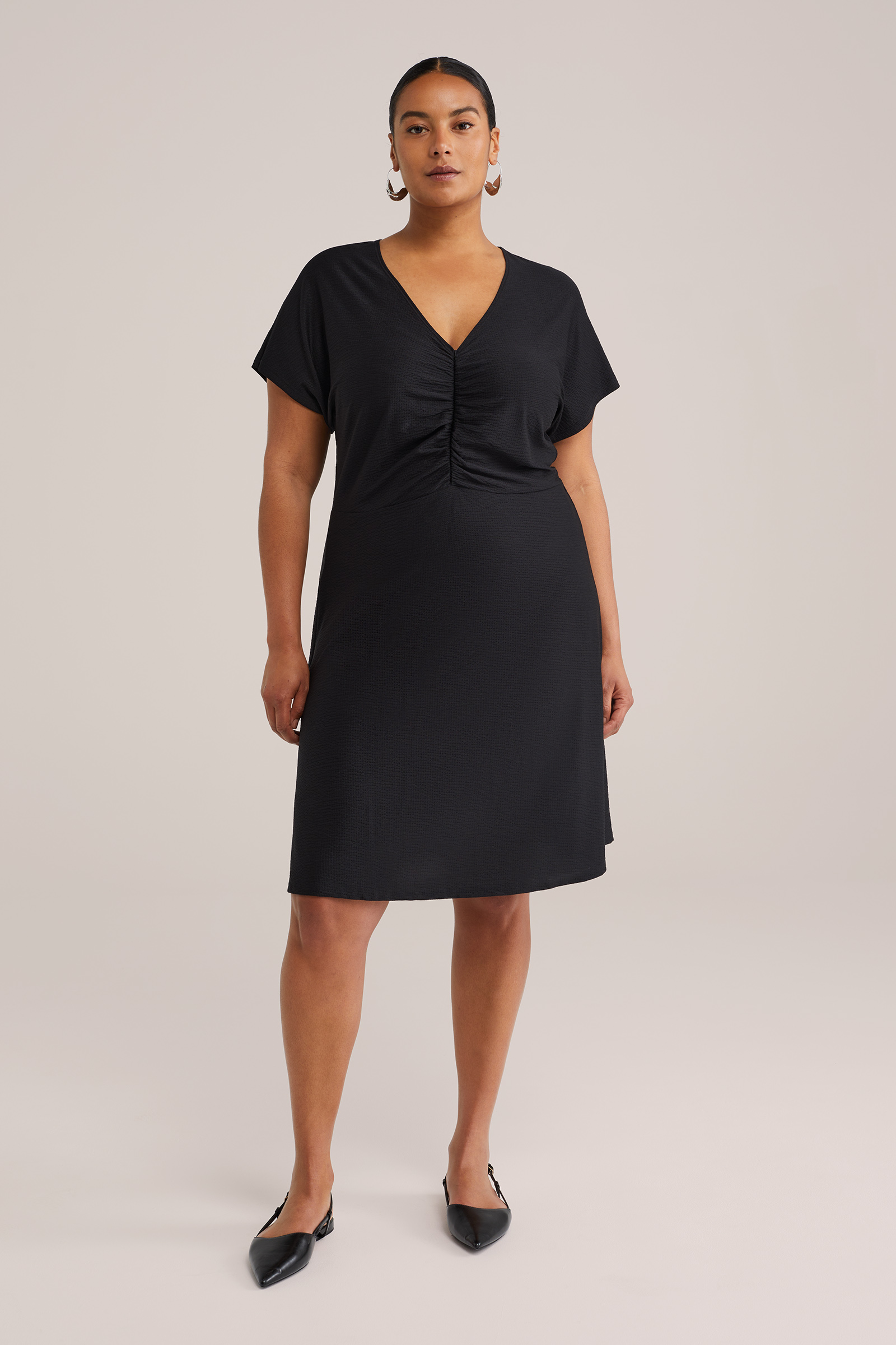 Dames Jurk met structuur - Curve