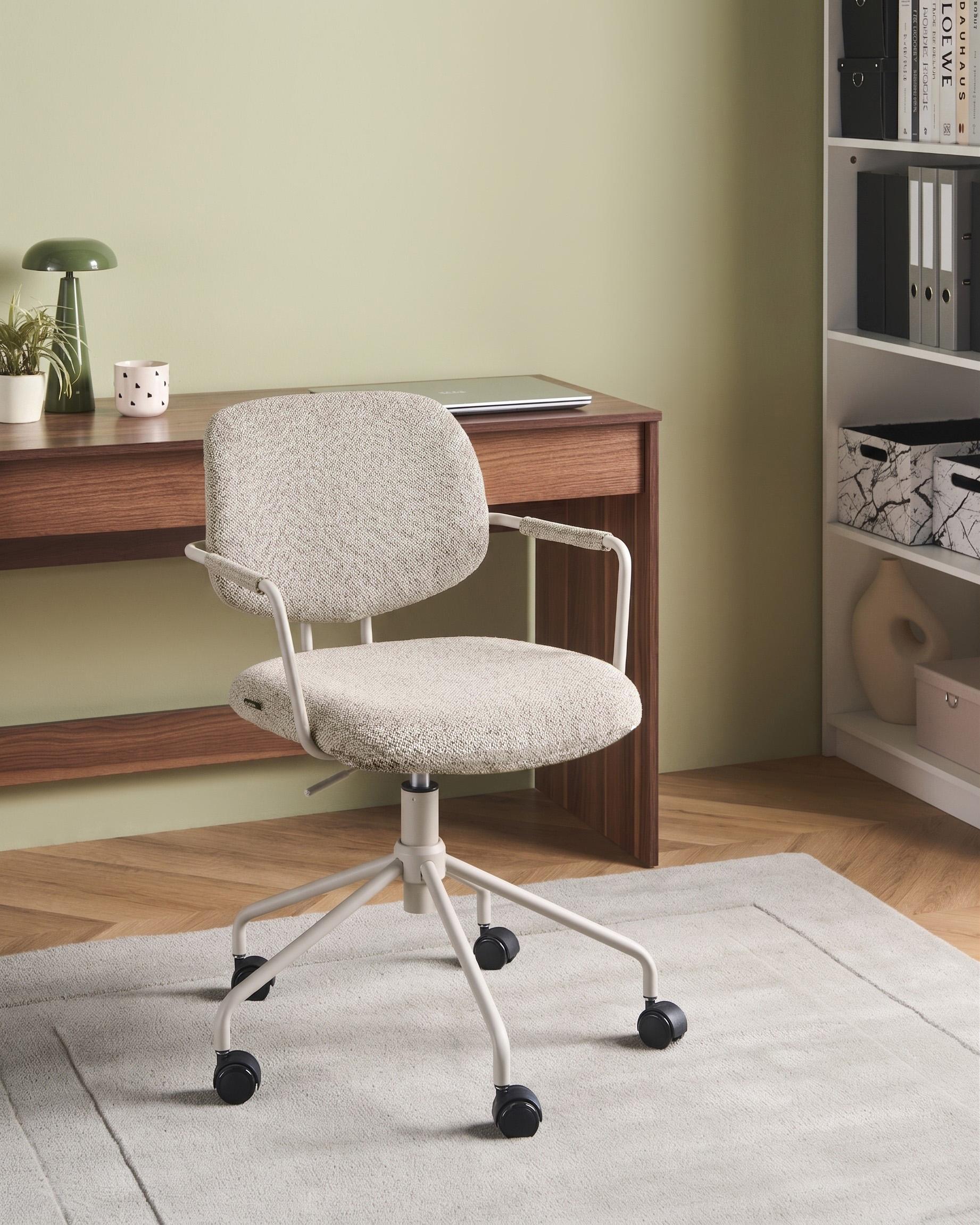 Office Chair RIPLEY Fabric Beige