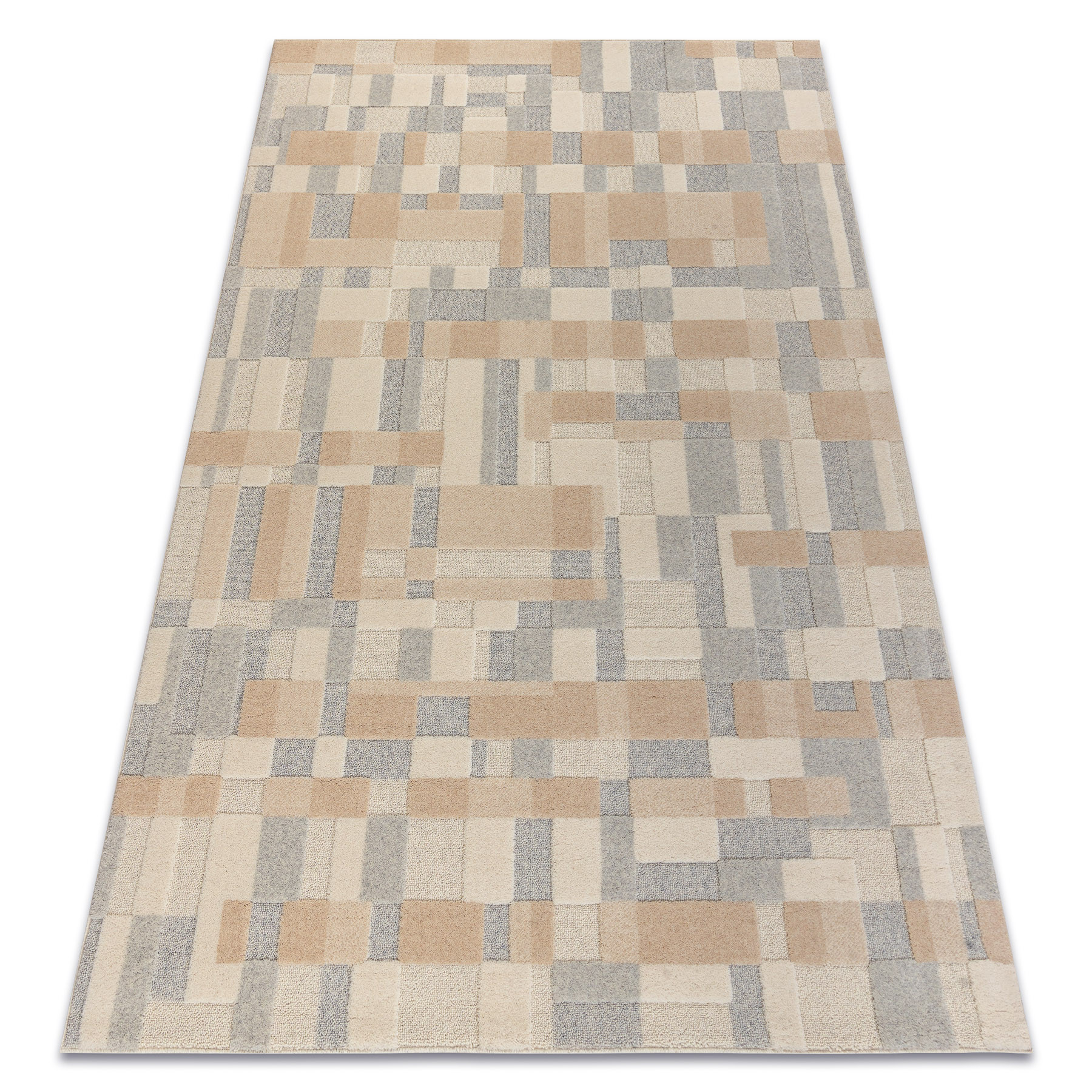 Dywan FLUX 461.117.SA130 wełniany OSTA - Geometryczny, 120x170 cm