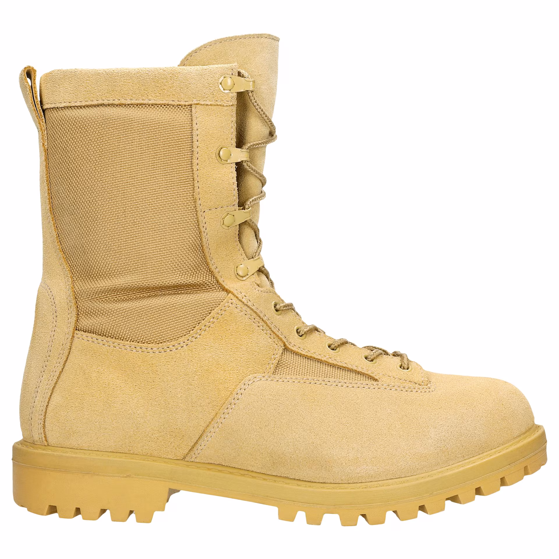 Buty coyote taktyczne typu combat z membraną PTFE, odporne na przebicie spodu oraz na przemakanie