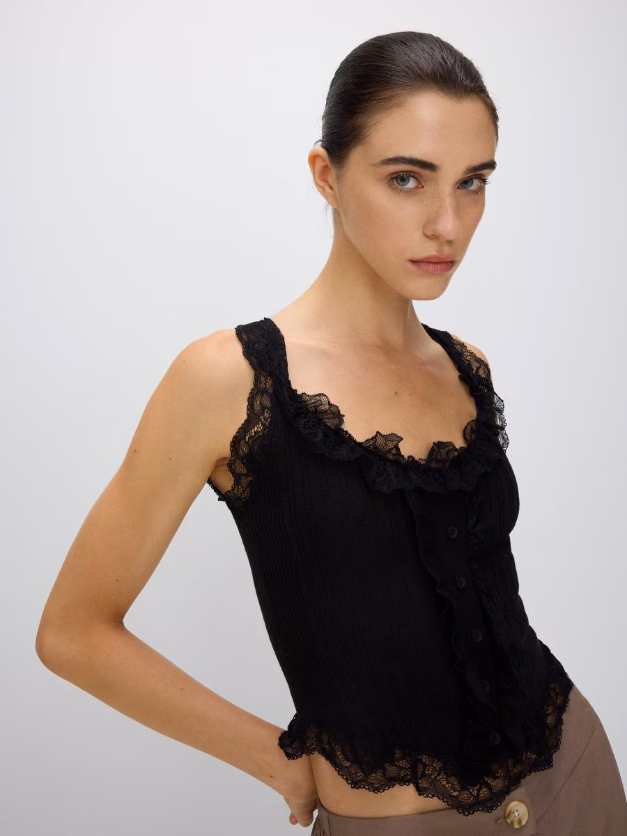 Blouse With Lace