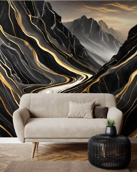 Feeby Fototapeta, Abstakcyjny krajobraz 150x105