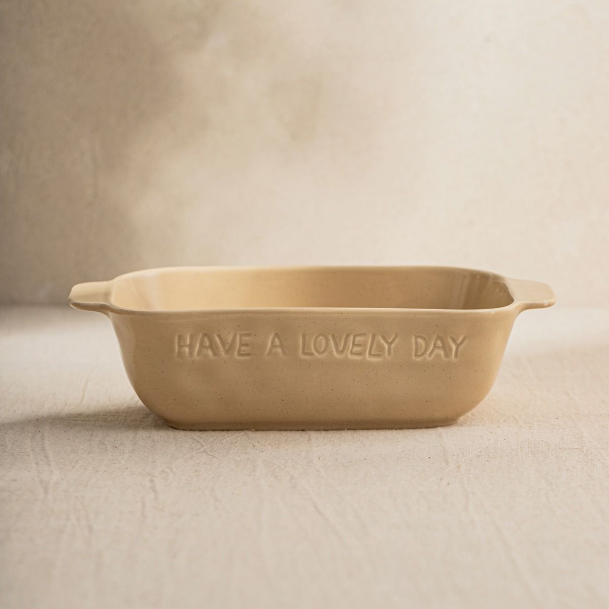 Naczynie do zapiekania ISERNIA beżowe 24x14 cm