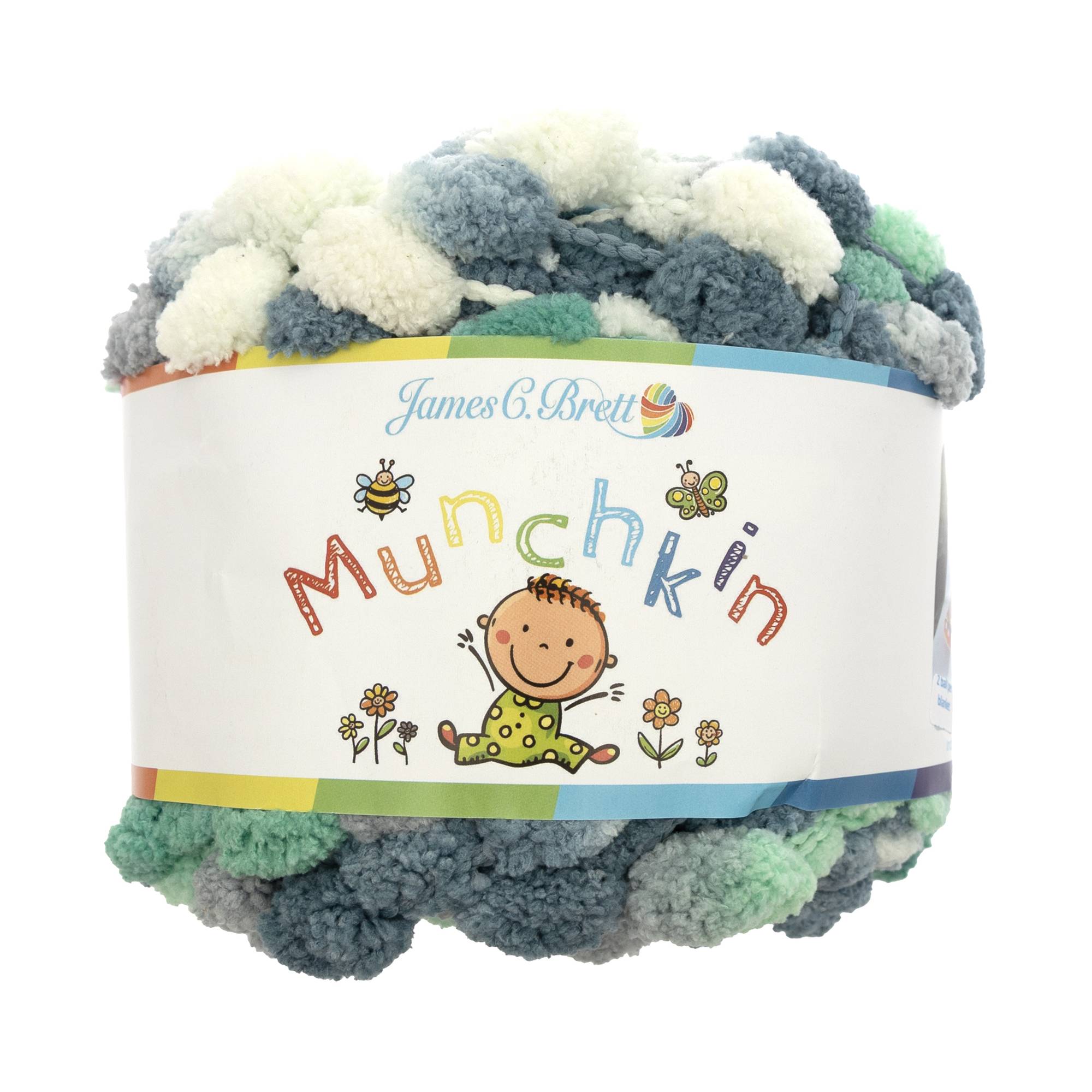James C Brett Mint Coolie Munchkin 200g