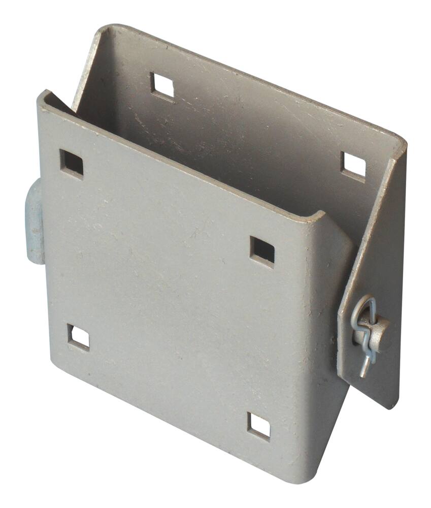 Dock Edge Stationary Galvanized Metal Dock Connector Hinge Kit, 1/8-in