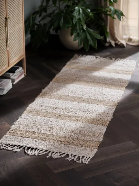 Tæppe MAHOGNI 70x200 natur/beige