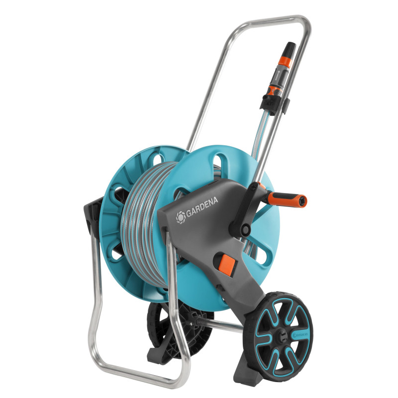 Dévidoir Aquaroll M avec porte-accessoires GARDENA