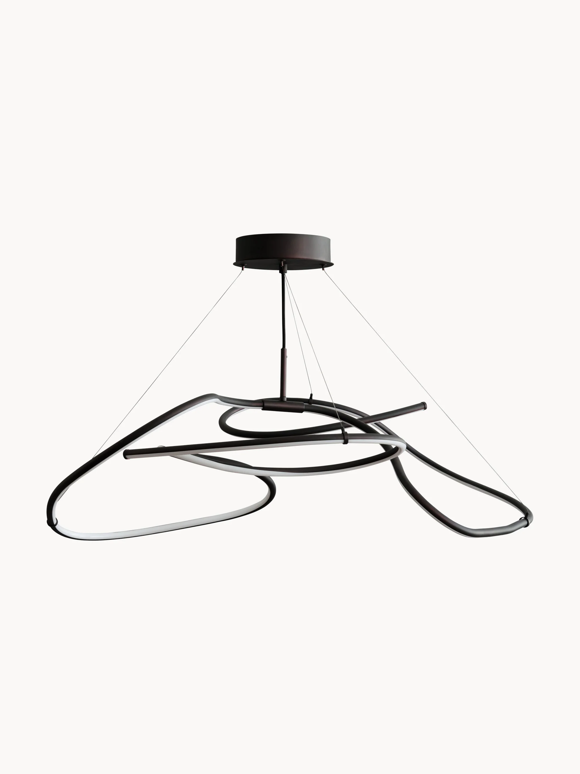 Großer LED-Kronleuchter Ghost