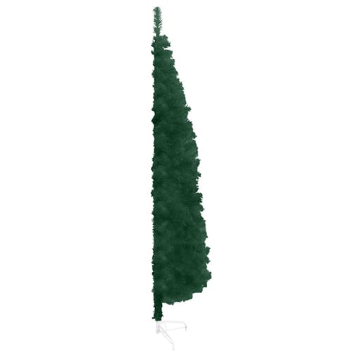 NNEVL Slim Artificial Half Christmas Tree with Stand Green 240 cm