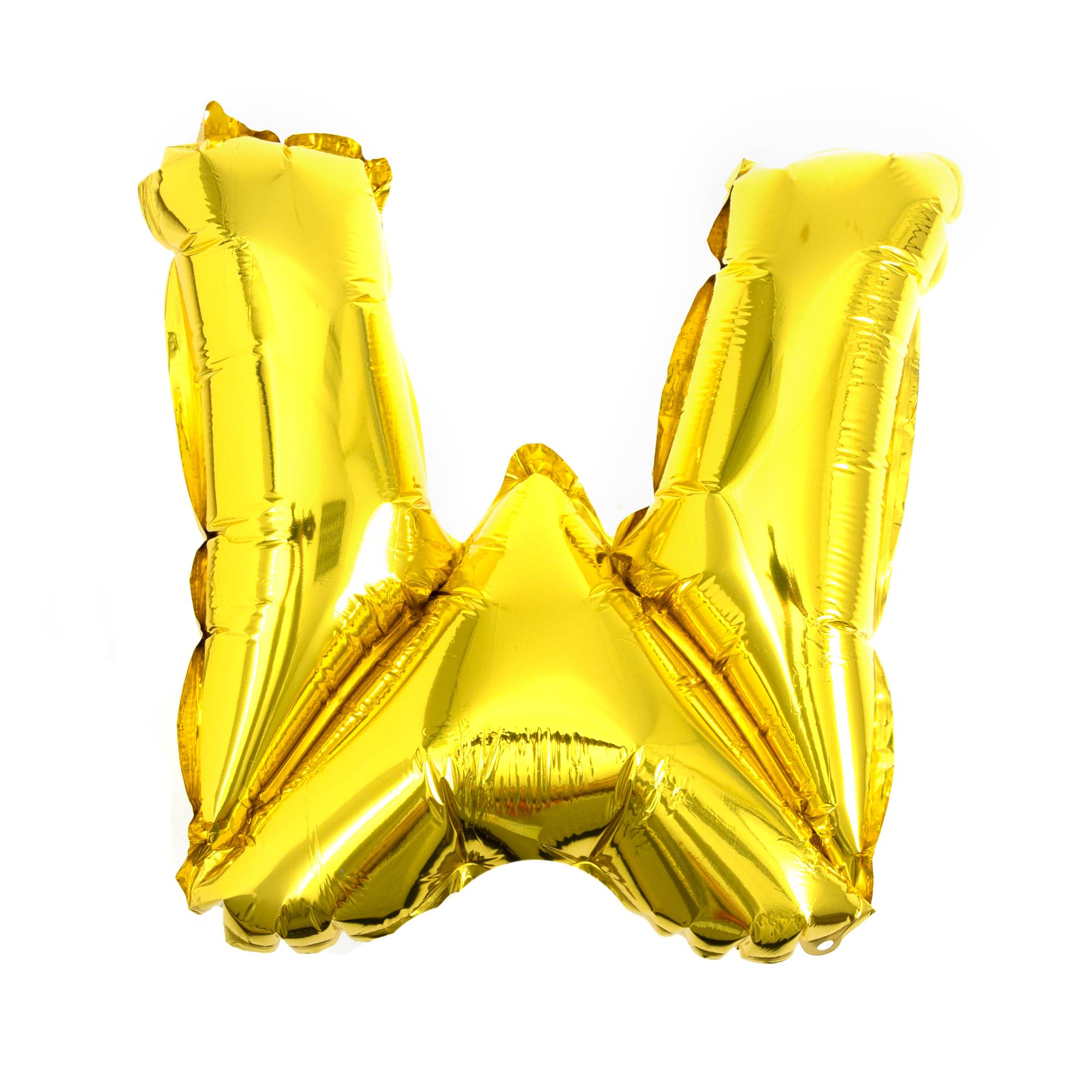 Gold Foil Letter W Balloon