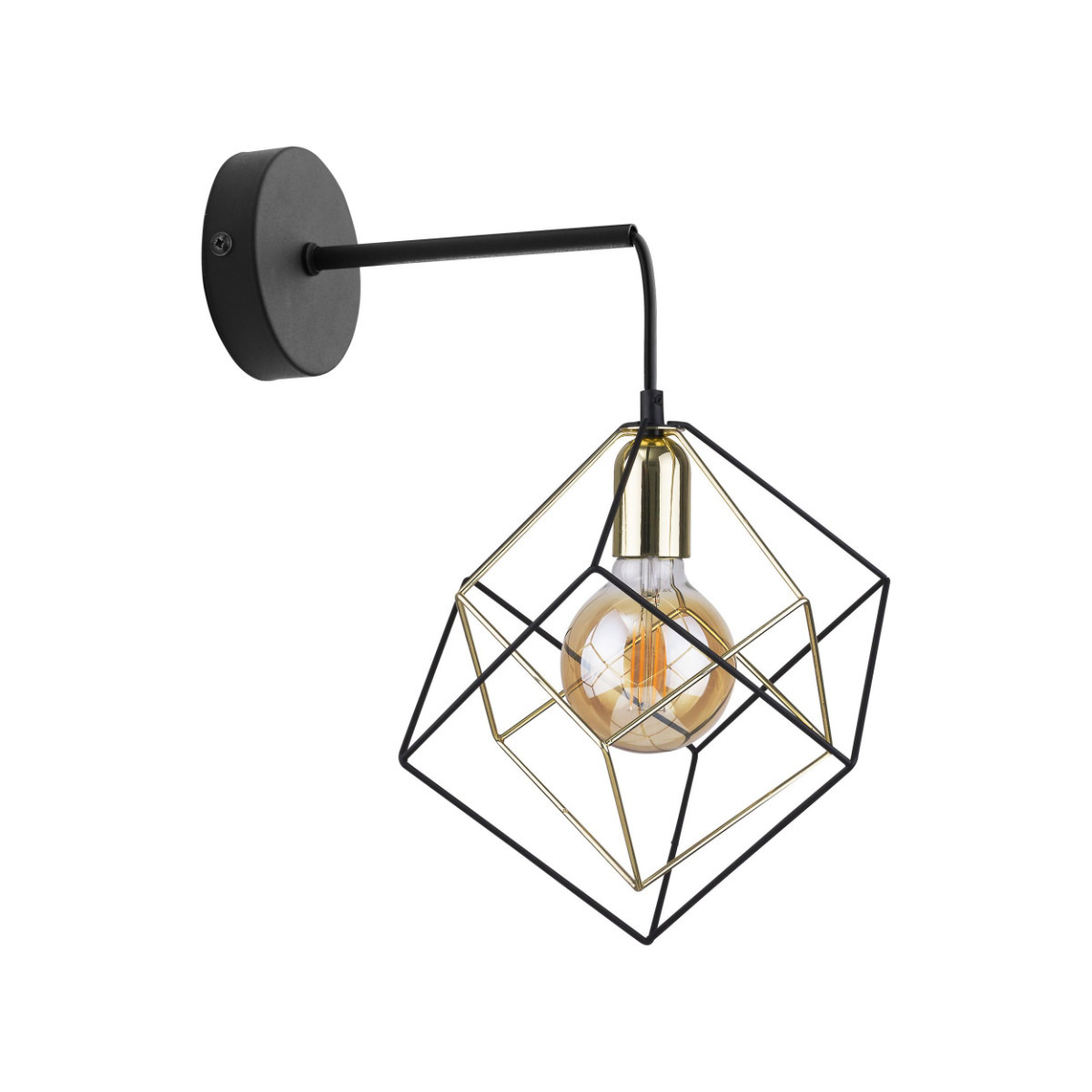 Kinkiet czarny ALAMBRE 1xE27x15W wym:40x28x32cm IP20 TK-Lighting