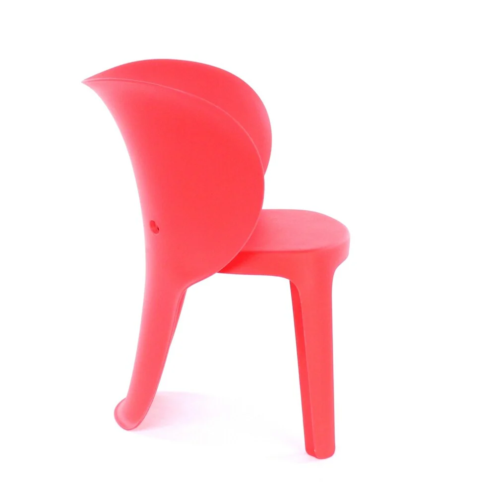 Baby Elephant Chair Red (Set of 4)