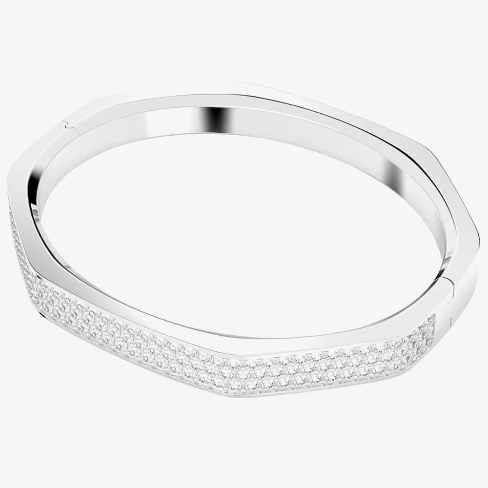 Swarovski Dextera Silver Octagon Bangle 5655625 (L)