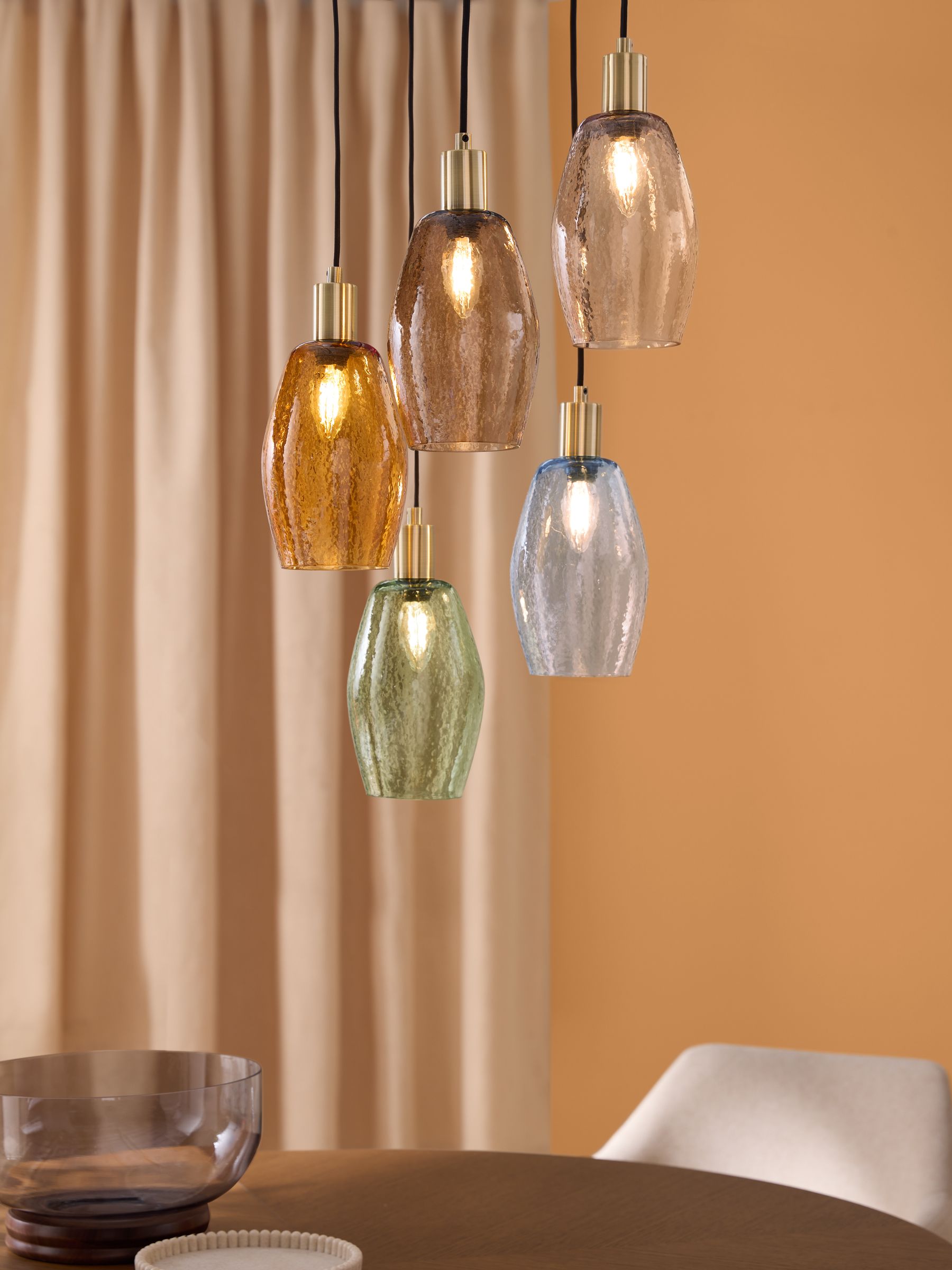 Isla Cluster 5 Lights in Brass