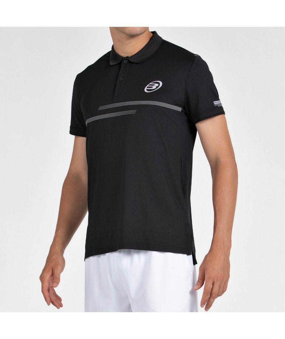 POLO BULLPADEL MENKAR NEGRO