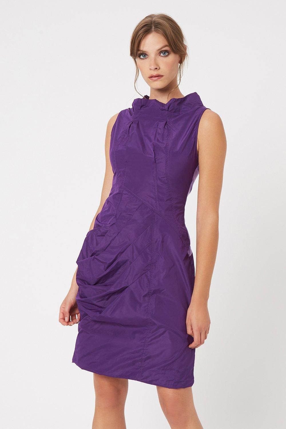 James Lakeland Sleeveless Taffeta Dress